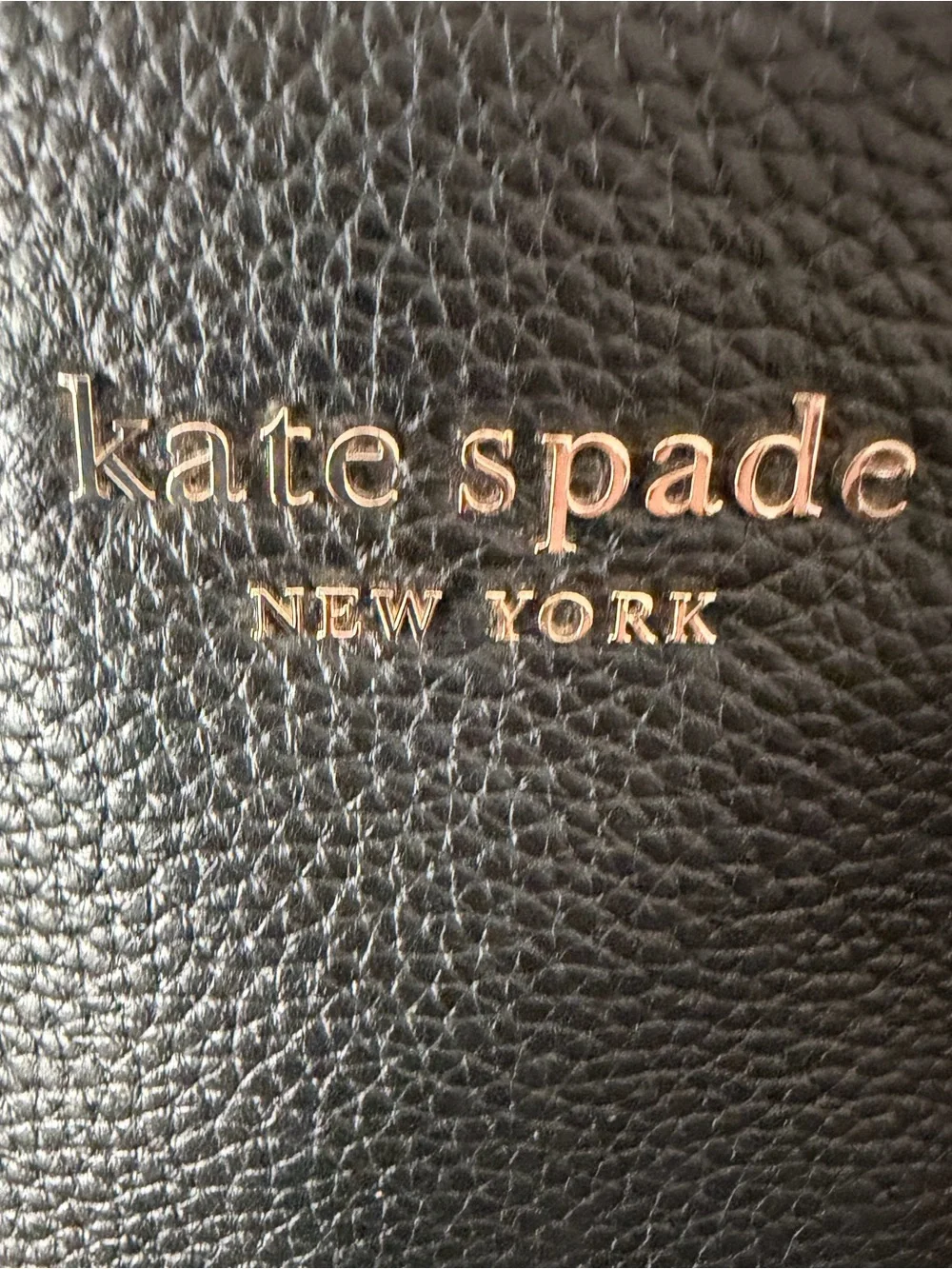 Kate Spade New York Pebbled Leather Shoulder Bag Black - Picture 2 of 10